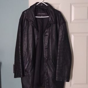 Wilson's Men's XL 3/4 Length Leather Coat
